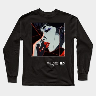 Klein & MBO / Minimal Graphic Artwork Design Long Sleeve T-Shirt